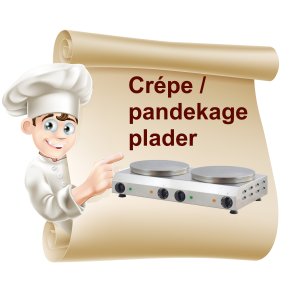 Crépe / pankage plader