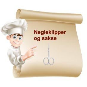 Negleklipper og sakse