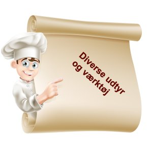 Diverse udstyr og værktøj