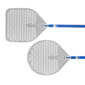 Pizzaspade GI Metal Azzurra perforeret 