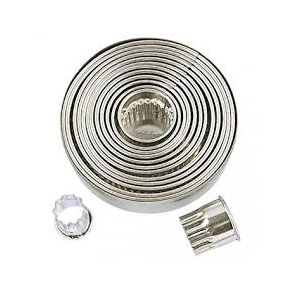 Udstikkerst runde med blgekant 25-110 mm 12 dele