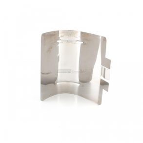 St�nksk�rm til maskine str. 3 i  rustfri s�l