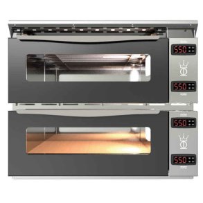 Powerking elektronisk dobbelt Pizzaovn til 2x1 pizza 360 550 grader