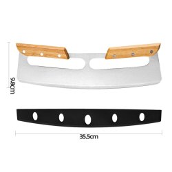 Pizzakniv med tr�greb 35cm