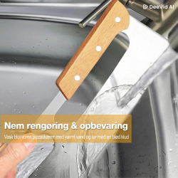 Pizzakniv med tr�greb 35cm