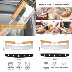 Pizzakniv med tr�greb 35cm