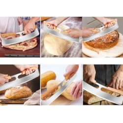 Pizzakniv med tr�greb 35cm