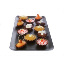 Petits Four forme non-stick belagt, 60 stk.