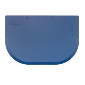 Plastskraber buet, bl�, 14,7x10 cm, Detekterbar