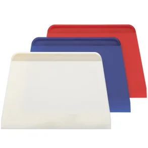 Plastskraber konisk, hvid, 13,5x9,8 cm