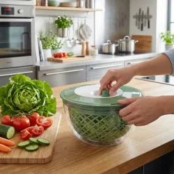 Salatslynge med serveringssk�l