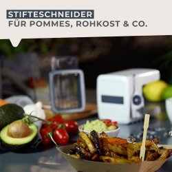 Manuel Pommes Frites jern med opsamling, stor model