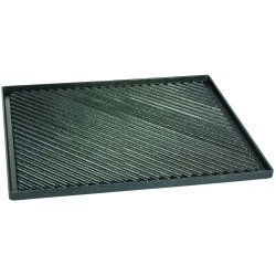 Dobbelt grillbageplade med diagonale riller GN-2/3 H=2 cm
