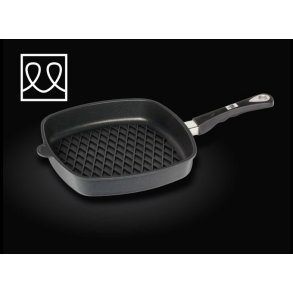 AMT Gastroguss induktions BBQ grillpande 28x28 cm H=5 cm