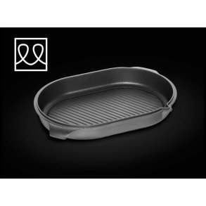 AMT Gastroguss Grillpande / lg til stegegryde 32x22 cm