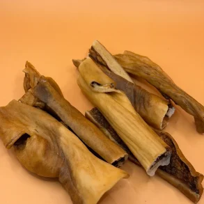Oksehudstykker � 100% naturlig hundesnack