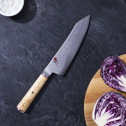 Rocking Santoku 18 cm, Birk, Glatslebet