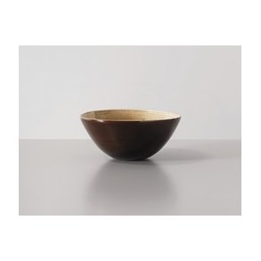 Bambusskl, blank Mokka 18 cm H 7,5 cm