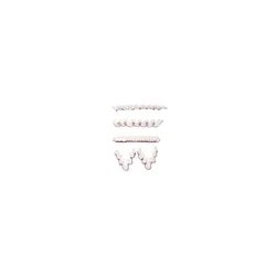 Dekorationstyl Fl�setyl 18 mm, rustfri