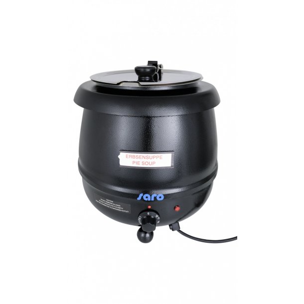 	Suppegryde 10 liter, 230v 400w,  med termostat, kontrollampe, rustfri beholder og lg.  330 mm x H=360 mm