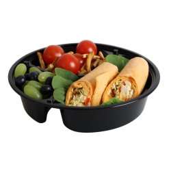 Madboks med 3 rum og l�g (genanvendelig)