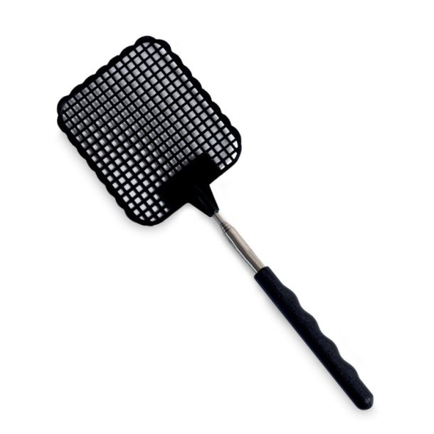 Fluesm�kker med teleskopstang, sort