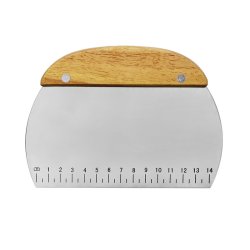 Dejskraber, rustfri stl med tr hndtag