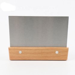 Dejskraber med lyst trgreb 12x15 cm