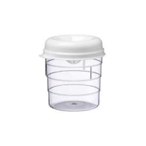 Meljvner, plast 400 ml. med citruspresser