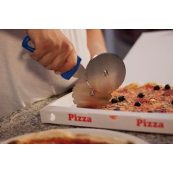 Pro. Pizzahjul 10 cm, dobbelt GI Metal