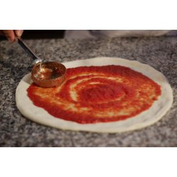 Pizzaske til tomatsauce, kan indeholde 90g.