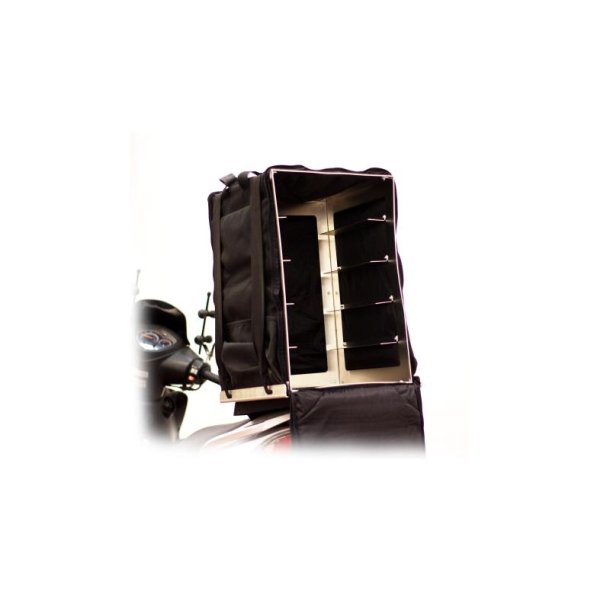 Leveringsboks, bl�d isoleret til 12 pizzaer, �33 cm