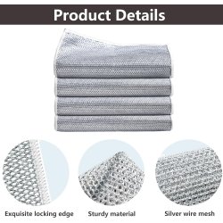 Rustfri rengringsklud ca.20x20 cm