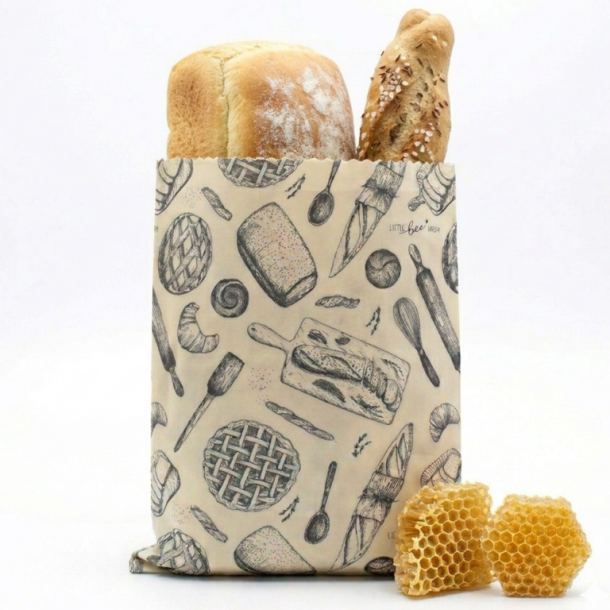 Br�dpose med bivoks fra �kologiske bistader 29x40 cm