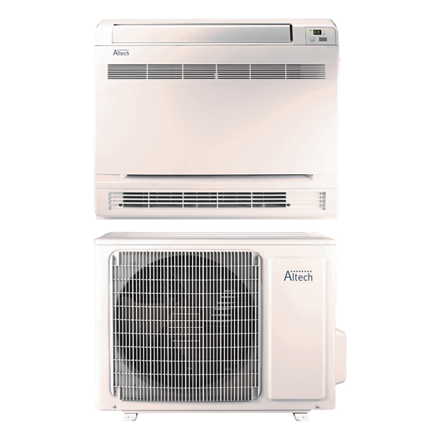 Luft/Luft A++ varmepumpe varmeeffekt 0,6-3,5 kW ude- og indedel