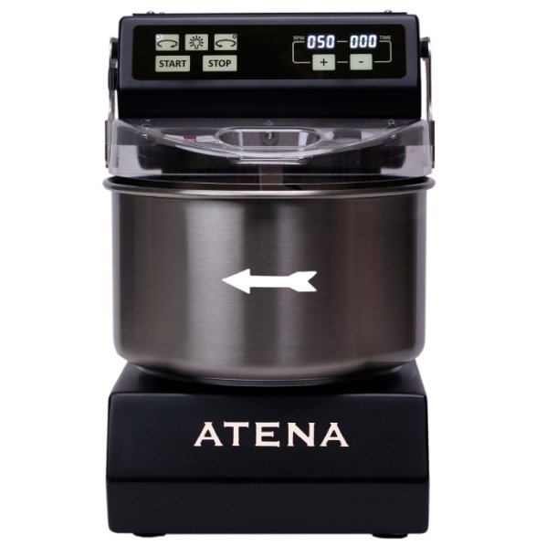 Spirallter ATENA DIGITAL til 6 kg dej 230v, sort