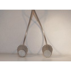 Krustadejern dobbelt, med riller og plasthndtag