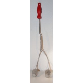  Krustadejern dobbelt, glat og plasthndtag