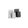 Selvklbende gavepose 14 x 23 x 5 cm, sort 150 g papir