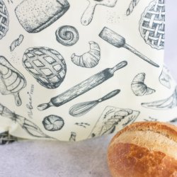 Br�dpose med bivoks fra �kologiske bistader 29x40 cm