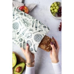 Br�dpose med bivoks fra �kologiske bistader 29x40 cm
