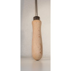  Krustadejern dobbelt, glat og plasthndtag