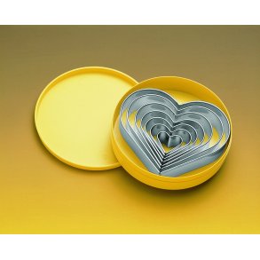 Udstikker hjerte, glatte og med takker